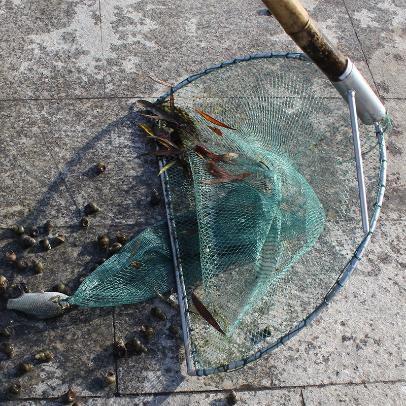 扒螺丝神器鱼虾螺蛳网兜拖网老式耙拖捞兜抓趟捕推虾加密抓虾网