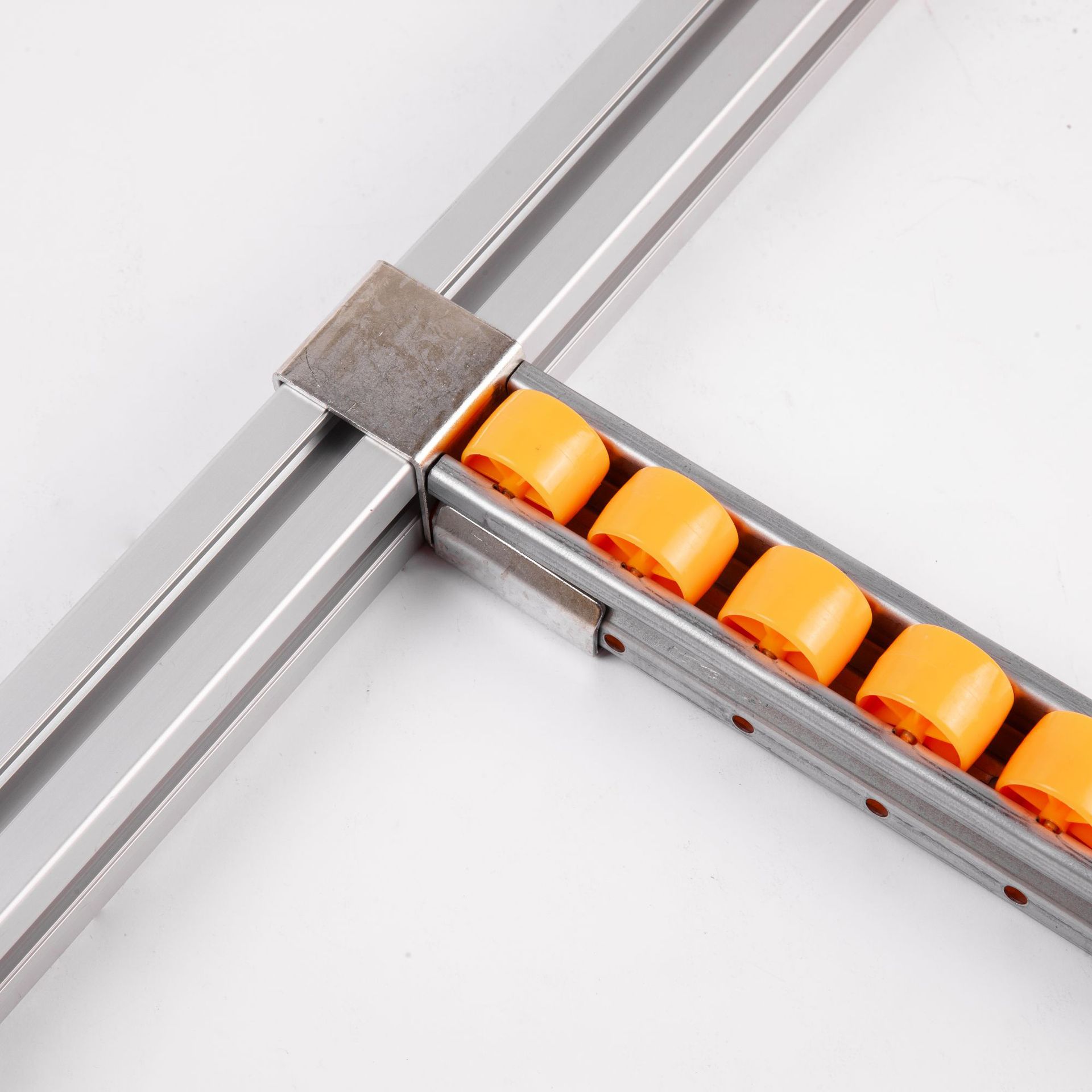 连接件滑轨/铝合金流利条接头配件,流利条挂钩流利条连接件