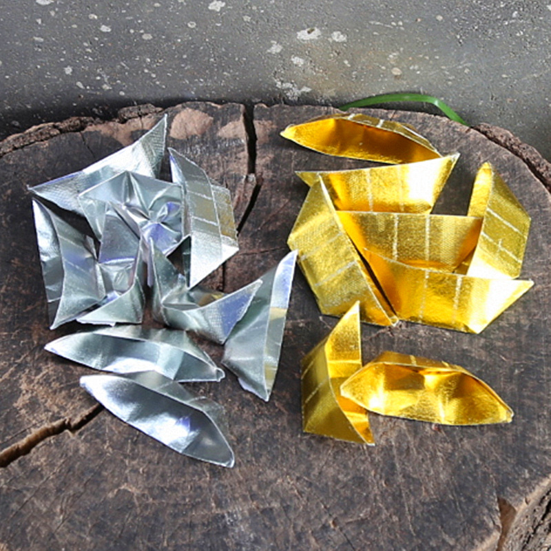 包邮上海元宝金元宝银元宝金纸银纸家用祈福还愿福品烧纸1包540个