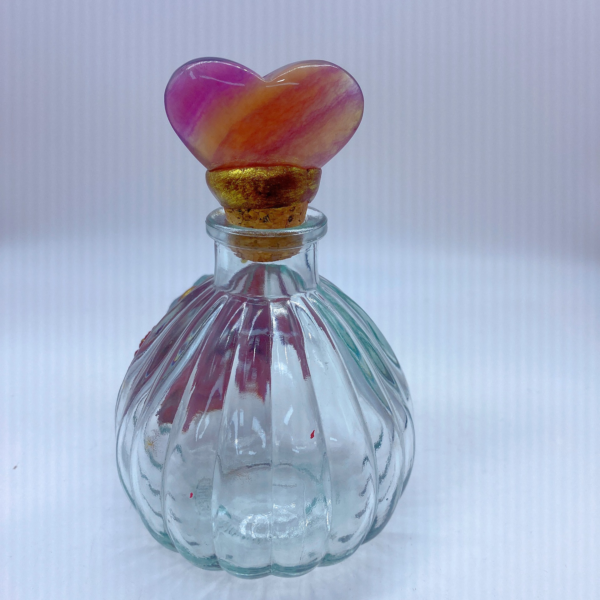 天然水晶魔法瓶水晶消磁瓶手工制作做工精美白水晶紫晶粉晶水晶瓶