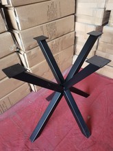 折叠桌现代美式简易金属铁制休闲简约黑色书桌书桌支架子工厂批发