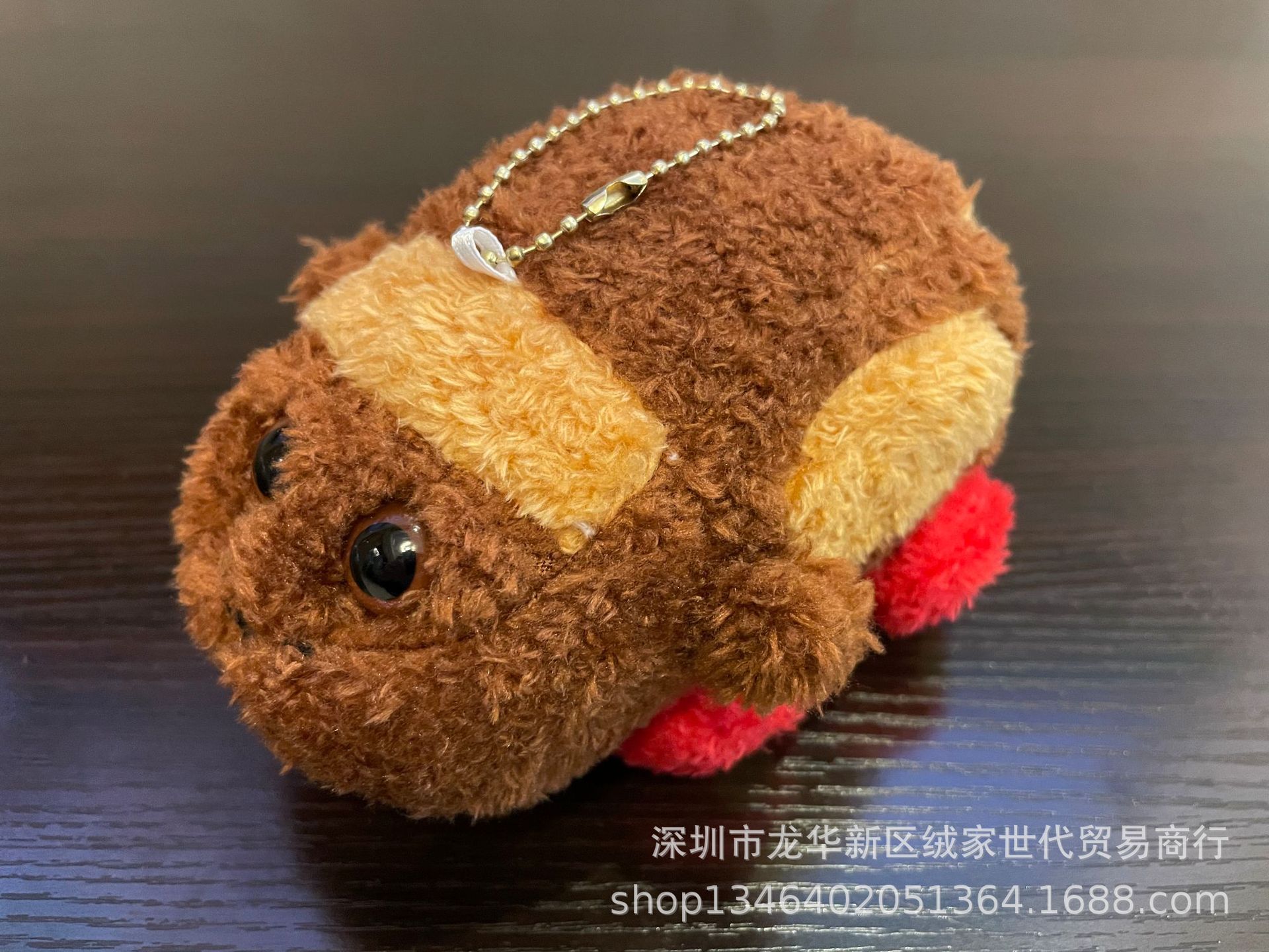 新款动漫天竺鼠车车毛绒公仔阿比土豆鼠泰迪巧克力白饼玩具小挂件