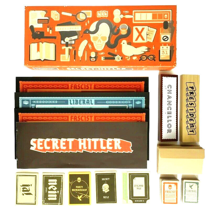 Amazon Secret Hitler Reveals Hitler's English Puzzle Strategy Game Card