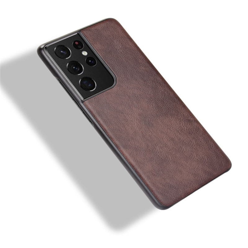 三星galaxy s21 ultra 5g手机壳荔枝皮纹保护套s21 手机套s21外壳