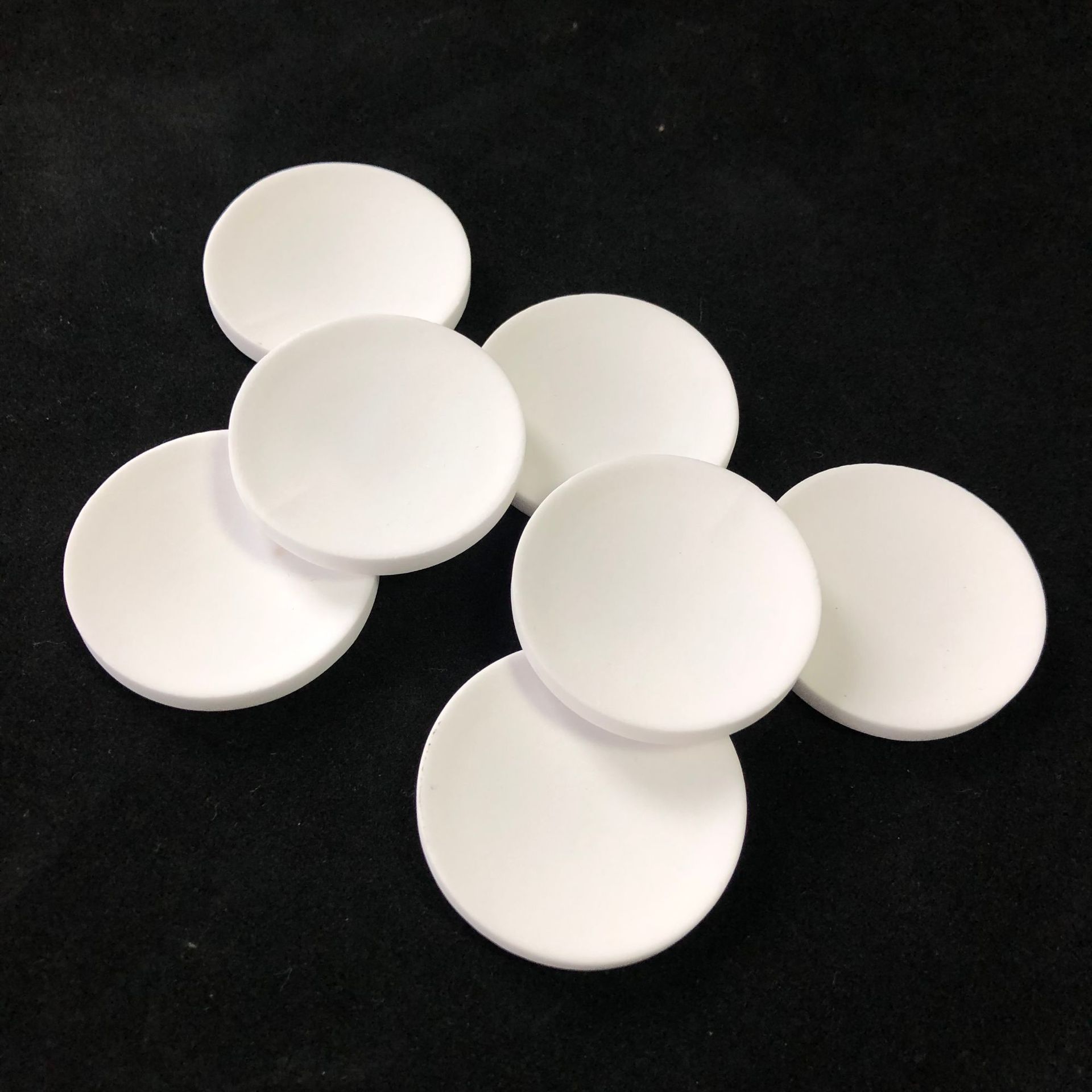 95氧化铝陶瓷片凹面陶瓷圆片可印照片可镶嵌陶瓷装饰片