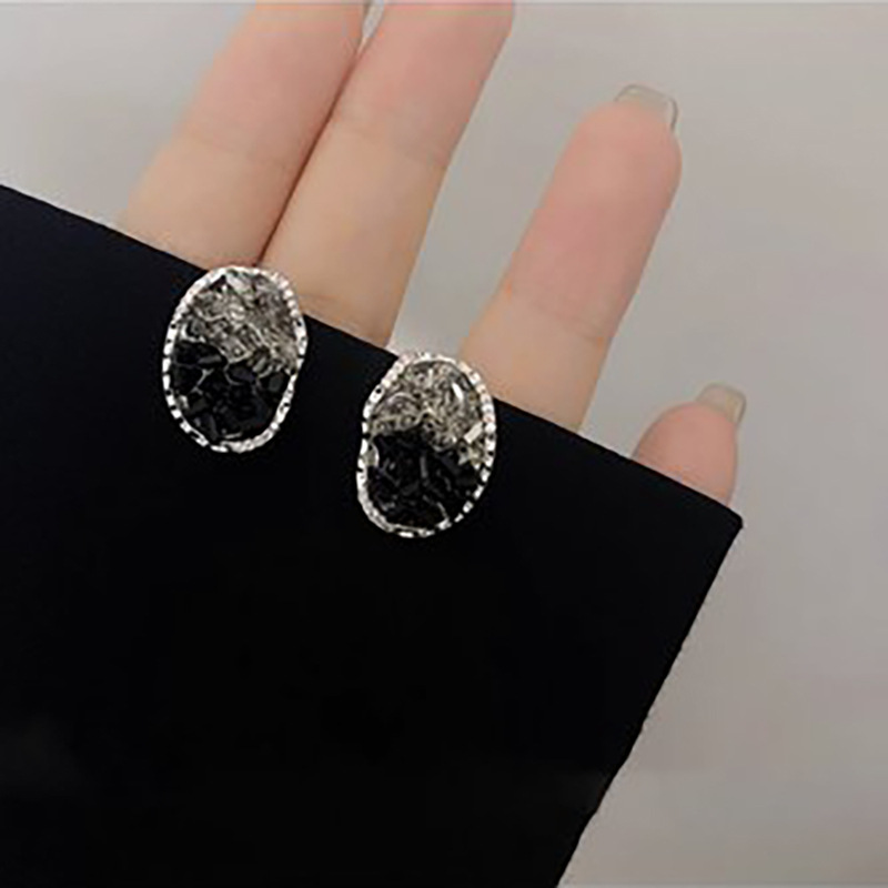 925 Silver Needle Crystal Flower Earrings Female Fashion Ear Studs Spring High-Grade Simple Ins Earrings Fashion Wholesale