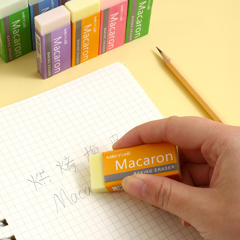 Macaron Color Durable Few Scraps Eraser Wholesale Student Exam Only for Painting Eraser Children Seamless Correction Eraser