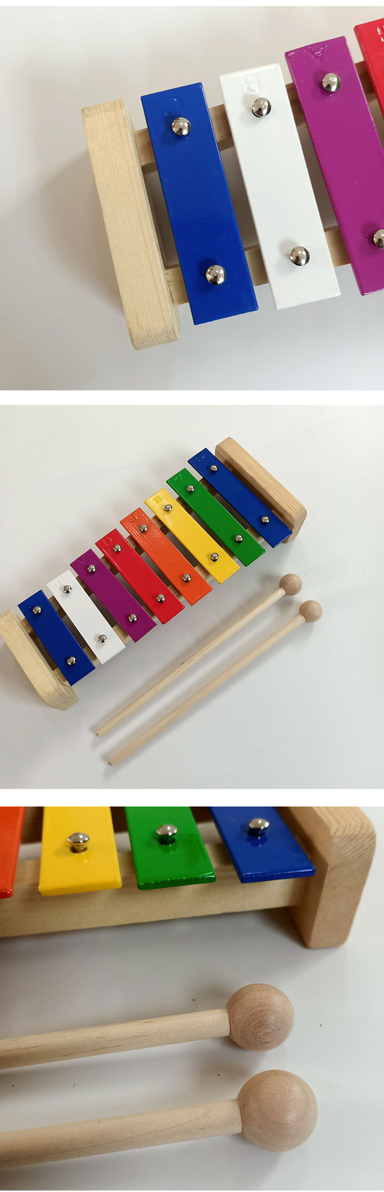 奥尔夫乐器8音铝板琴儿童打击乐器 音乐启蒙儿童早教乐器八音琴