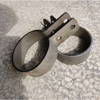 球墨铸铁哈夫节两片式 管道抢修器直通卡箍 抱卡型号齐全哈夫节