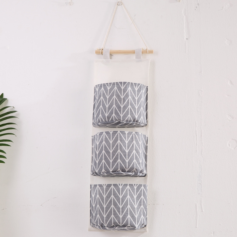 Cotton and Linen Storage Hanging Bag