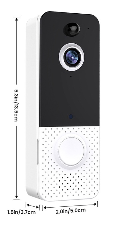 Low-Power Visual Doorbell WI-FI Wireless Night Vision HD Intercom. Intelligent Monitoring Camera Doorbell