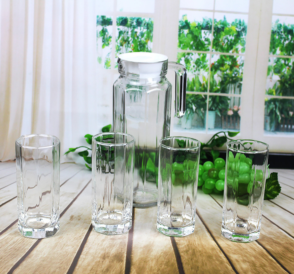 玻璃冷水壶伴手礼大容量家用凉水壶水具简约玻璃杯店庆礼品批发