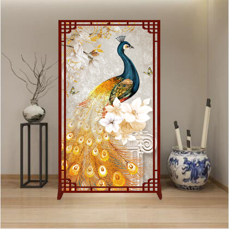 屏风孔雀隔断客厅