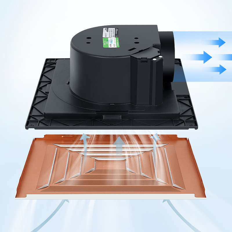 排气扇家用厨房排风扇卫生间静音集成吊顶管道抽气换气扇
