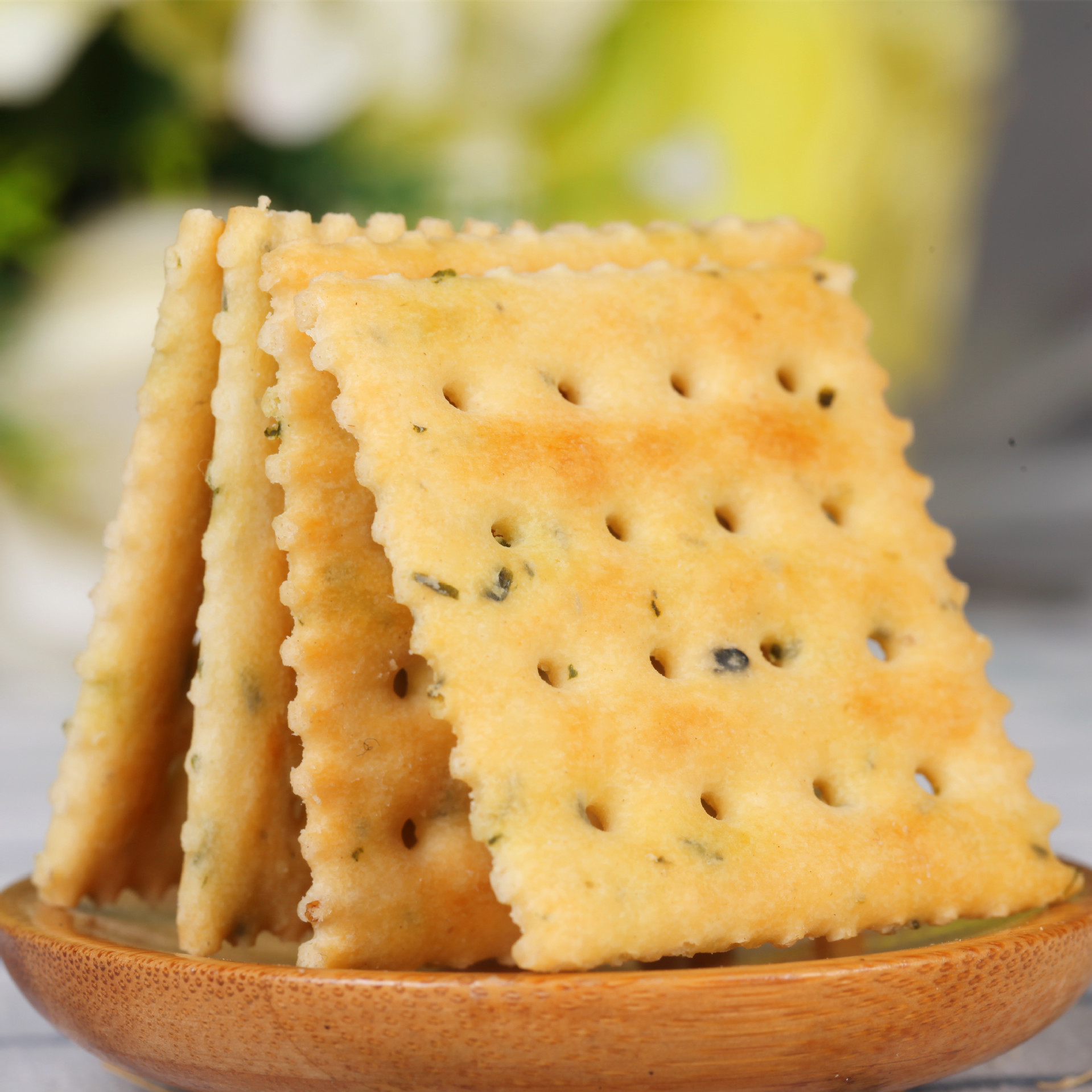 旺成香葱苏打饼干葱香葱油饼咸味手工可做雪花酥牛轧饼干原材料