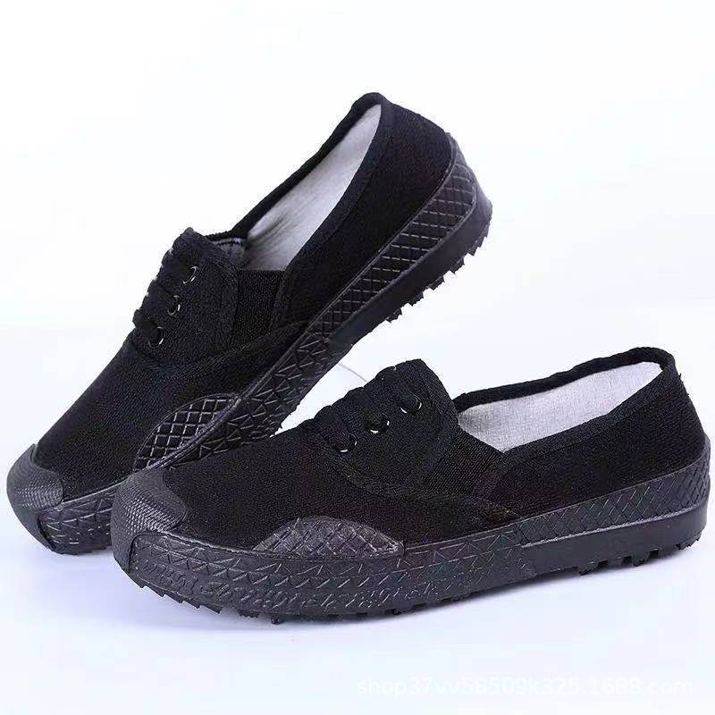Eight Seven Liberation Shoes New Training Shoes Slip-on Non-Slip Wear-Resistant Breathable Construction Site Shoes Training Shoes Training Shoes