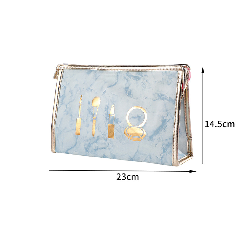 2023 New Travel Portable Cosmetic Bag Creative Letters Portable Storage Bag Personality Zipper Wash Bag in Stock