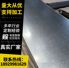 广东厂家 无花热镀锌钢板 DX51D有花镀锌板 镀锌铁皮高品质可切割