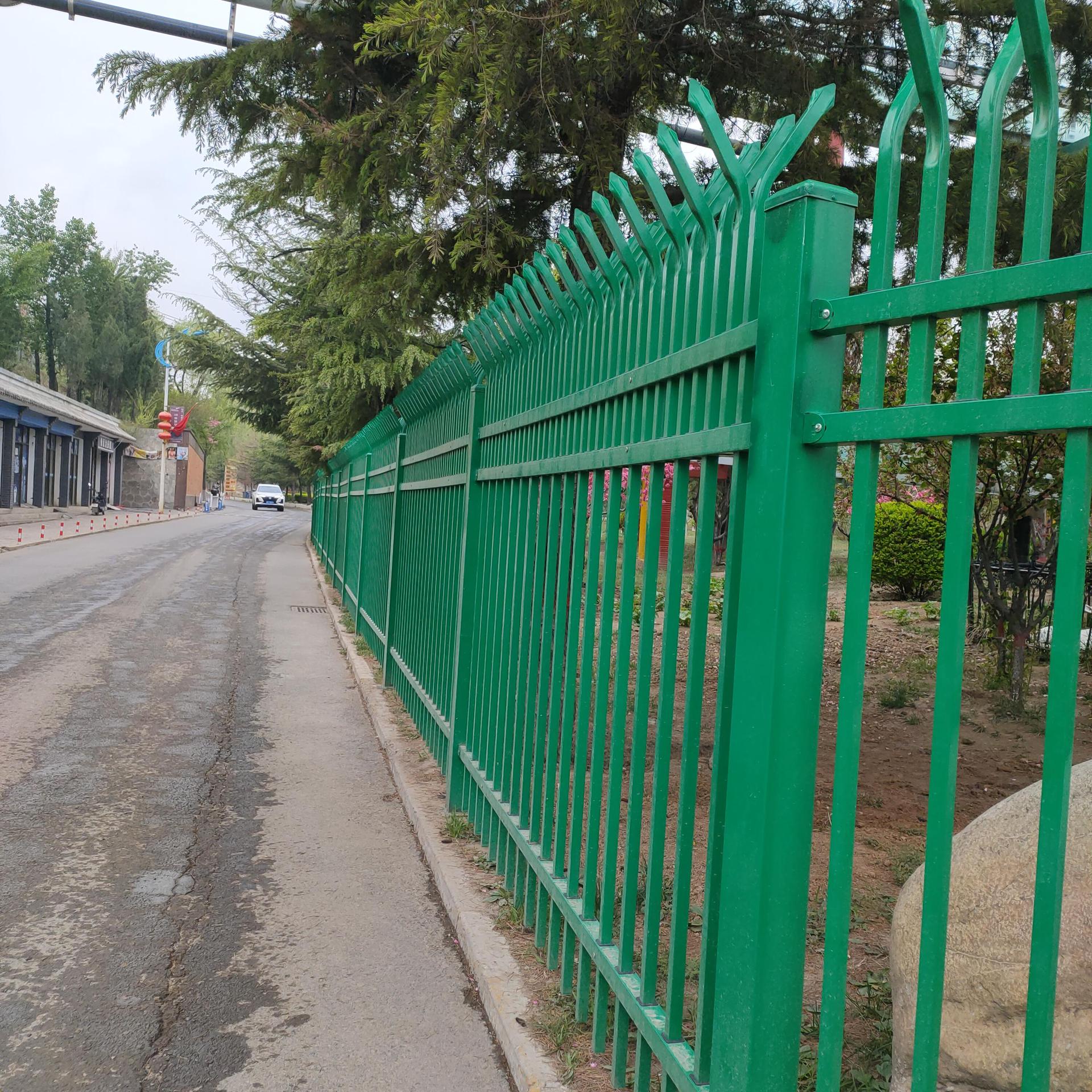 锌钢护栏通透式围栏景观透视墙围栏小区围墙栅栏别墅庭院铁艺栏杆