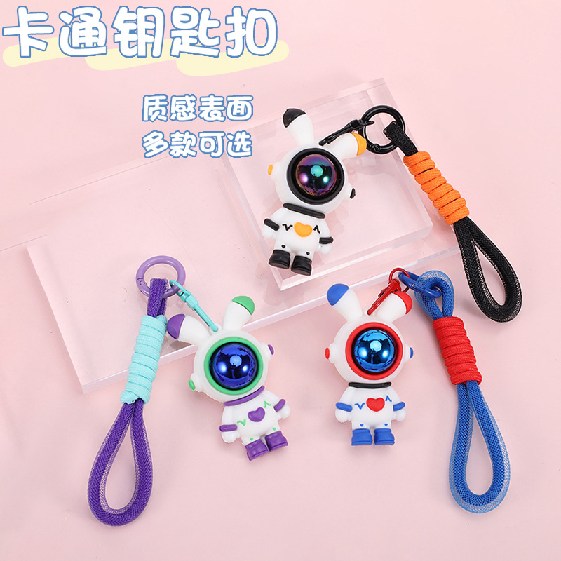 love lightning aerospace rabbit key chain cartoon hanging backpack anime small pendant keychain doll