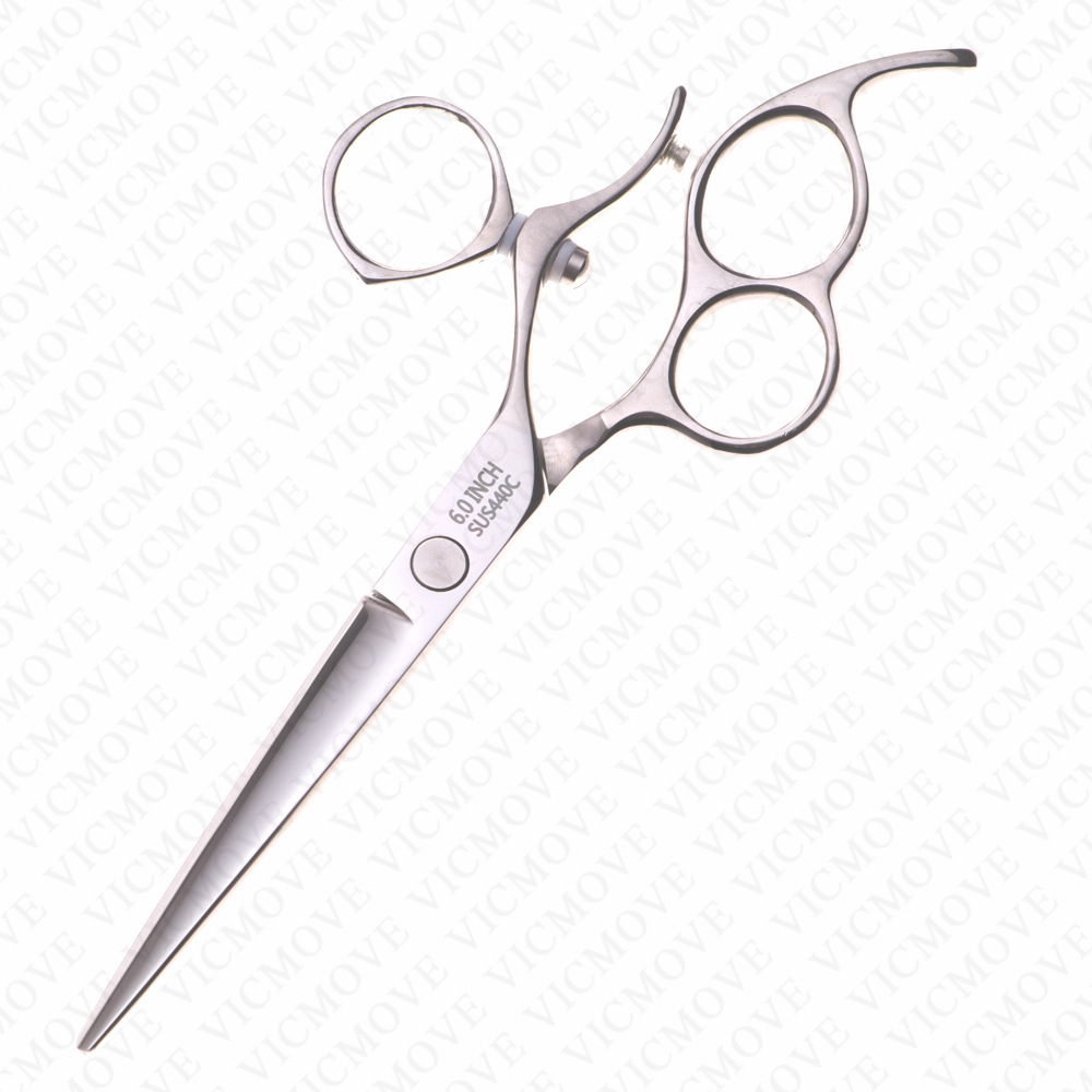 6寸美发剪刀 理发剪刀 平剪 可旋转手柄