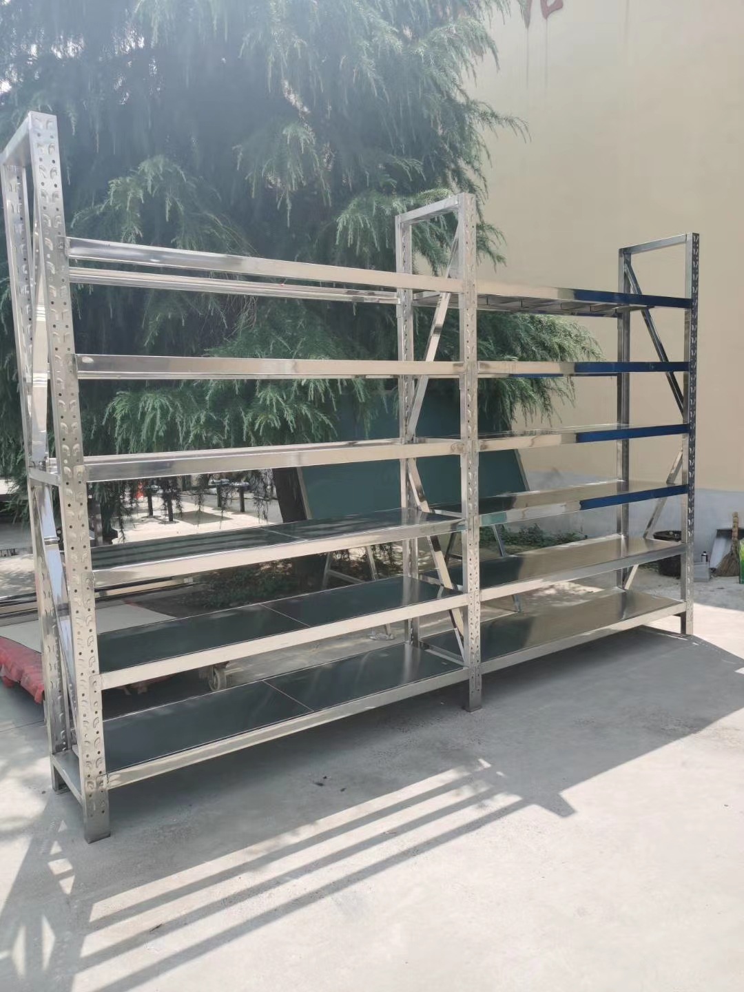 现货批发不锈钢仓储货架食品厂冷库货架整理收纳多层不锈钢架子