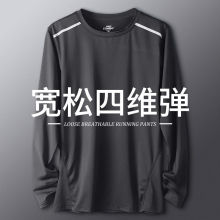 速干衣长袖健身衣服男运动上衣秋季投篮篮球恤跑步训练服宽松热