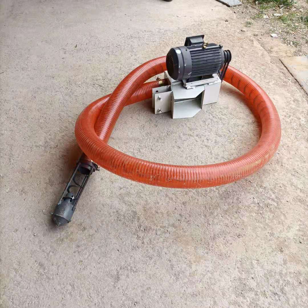 软管上料吸粮机 河沙运输软管弹簧蛟龙吸粮机 小型抽沙机图片