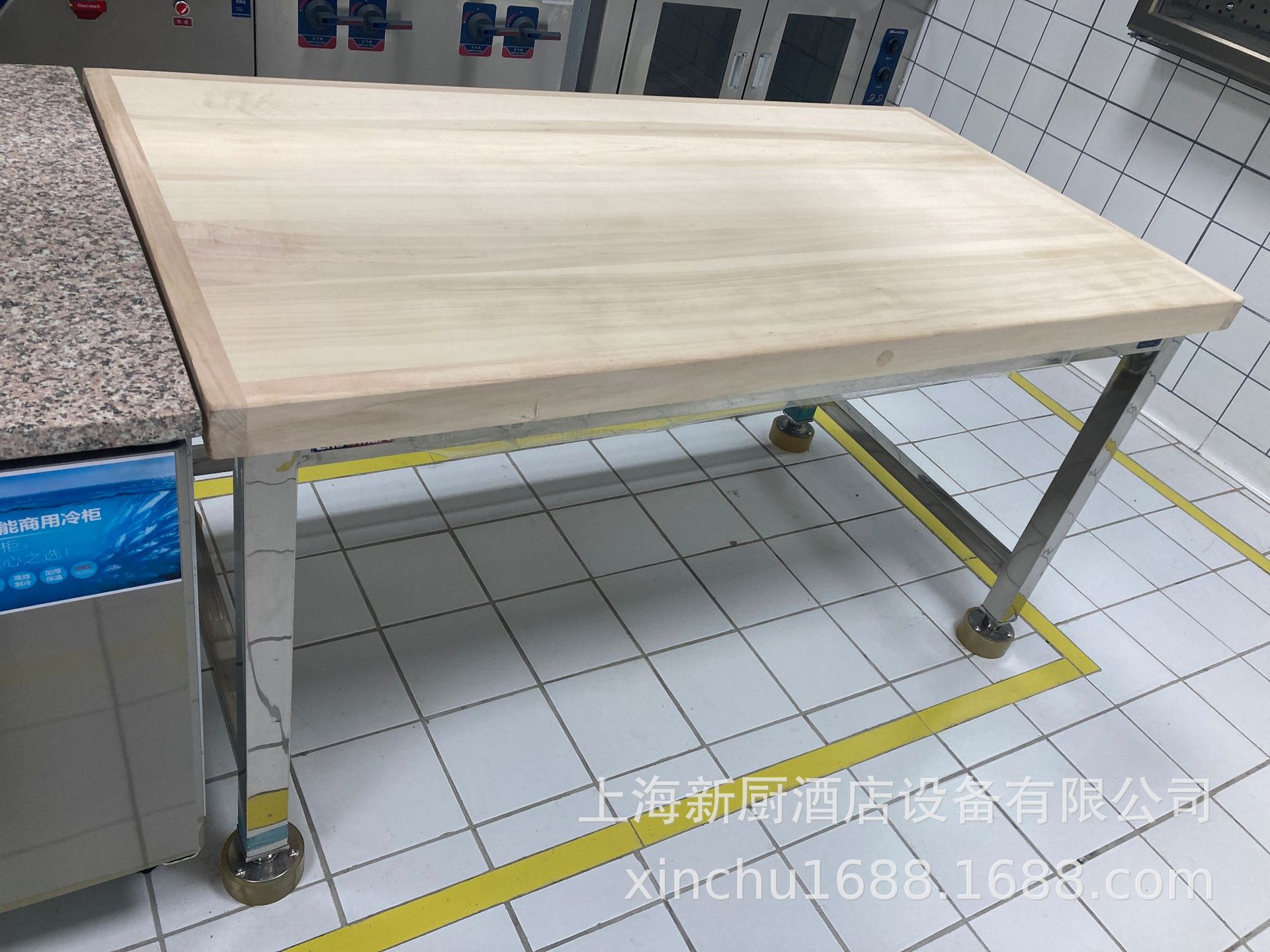 厨房木面工作台/柳桉木工作台/面点间面包房擀面可订制大号