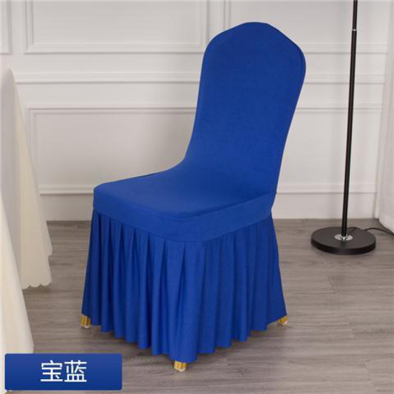 Chair Cover Elastic Stool Cover Hotel Hotel Banquet Wedding Conference Restaurant Hotel Chair Cover Universal Wholesale