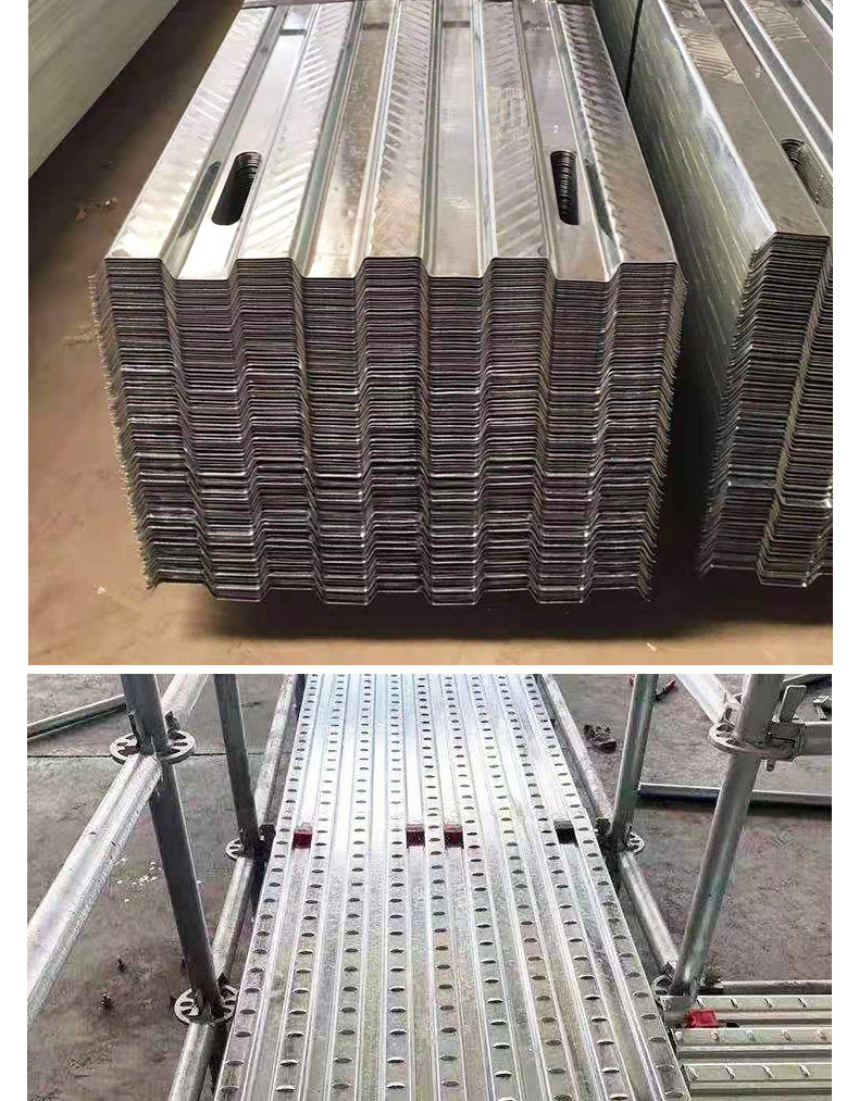 定制热镀锌平台搭建钢跳板造船厂电厂钢跳板建筑脚手架钢跳板