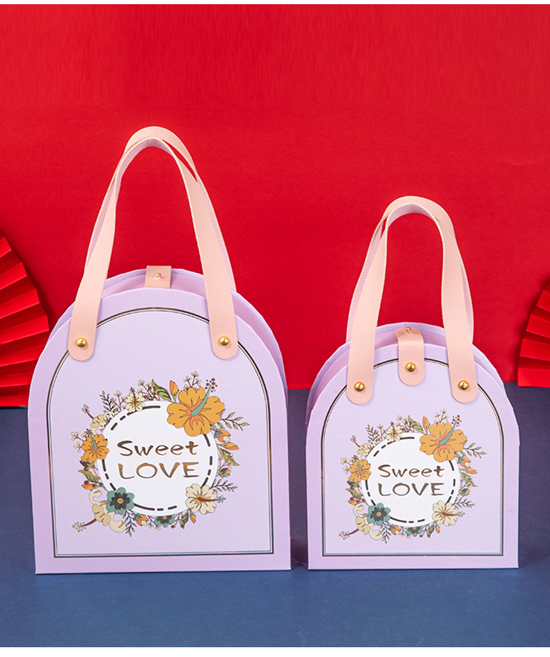 高端结婚半圆伴手礼盒 包装 喜糖 礼品盒 sweet love 小雏菊礼盒