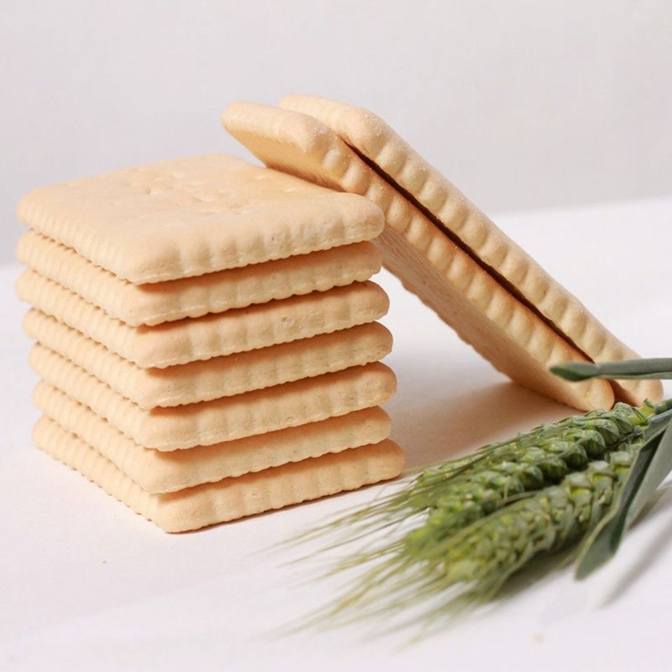 早餐老式韧性钙奶饼干牛奶味饼干休闲零食 散装整箱批发泡水饼干