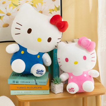 hellokitty小玩偶凯蒂猫玩偶哈喽kt猫毛绒公仔大号生日礼物批发