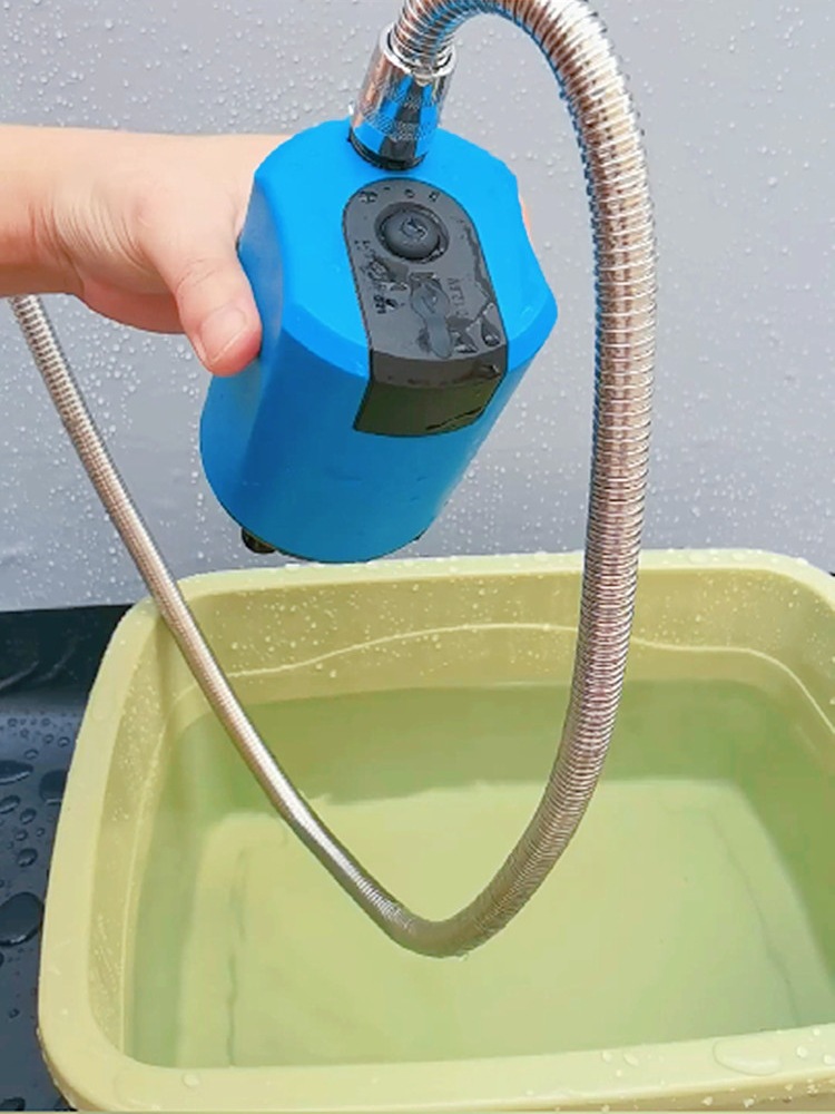 宿舍洗澡家用农村淋浴器租房一体式户外便携简易电动花洒自吸