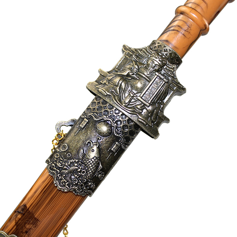 兵器模型锌合金秦始皇永乐剑中国古代名剑家居装饰未开刃金属刀剑