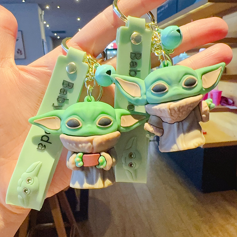 跨境热卖龙达宝宝钥匙扣可爱动漫pvc公仔书包挂件汽车钥匙圈礼品