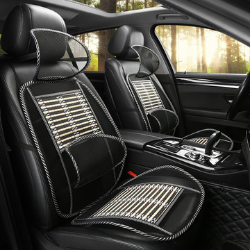 汽车坐垫座垫夏季腰靠凉垫单个四季通用通风货车座椅套凉席冰丝席