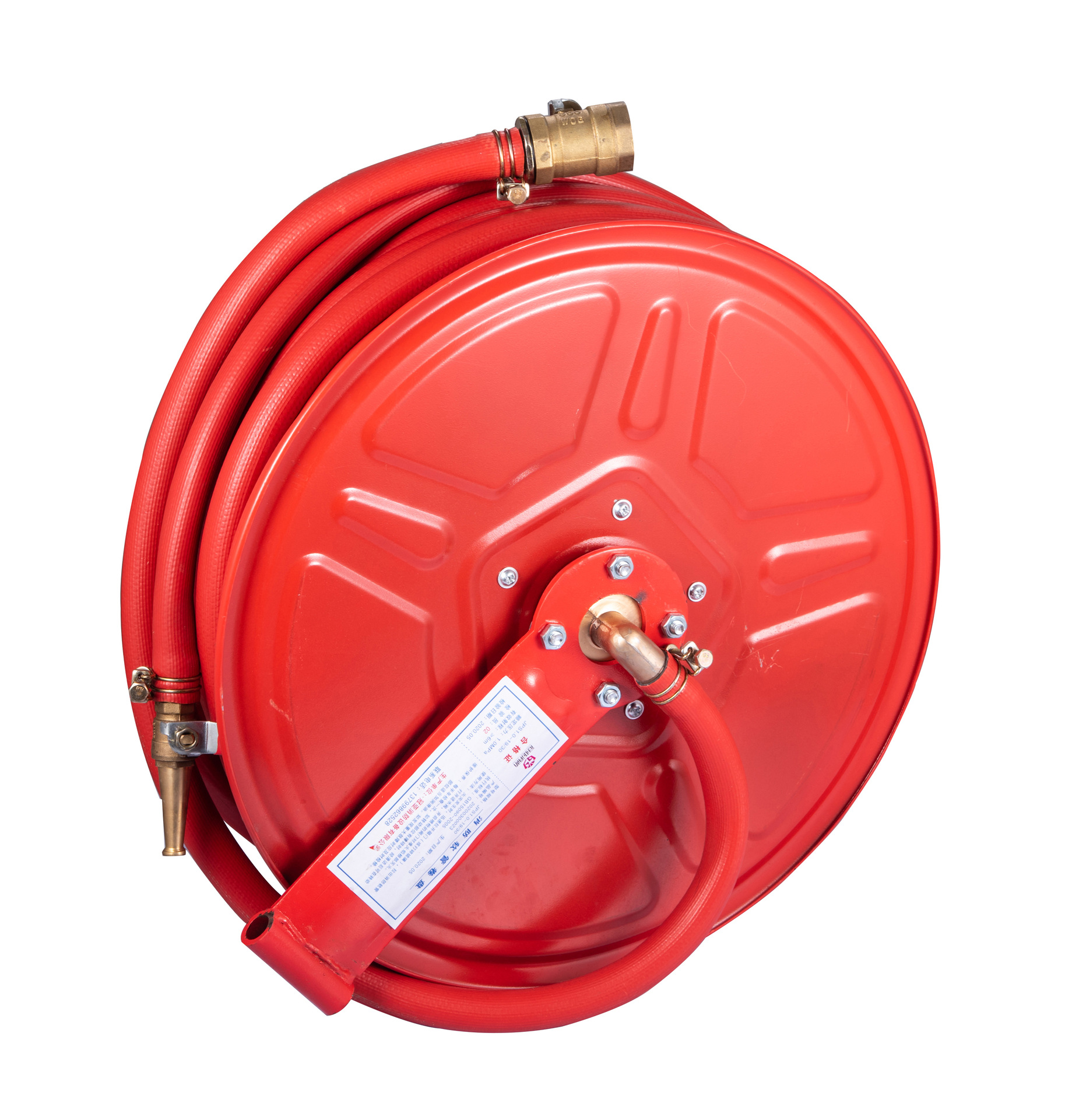 消防水带软管卷盘20/25/30米消火栓箱盘管自救水管水龙带消防器材