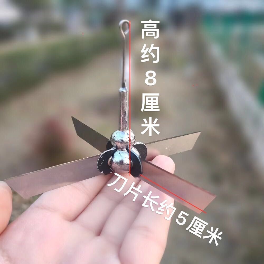 锚刀拉草刀钓鱼水草刀割草刀抓钩四钩锚刀用品折叠水草锚刀拉草器