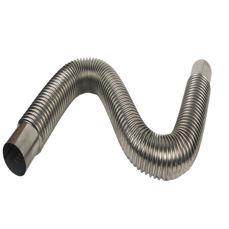 热水器排烟管不锈钢加长管伸缩铝管燃气热水器排气管波纹管可转弯