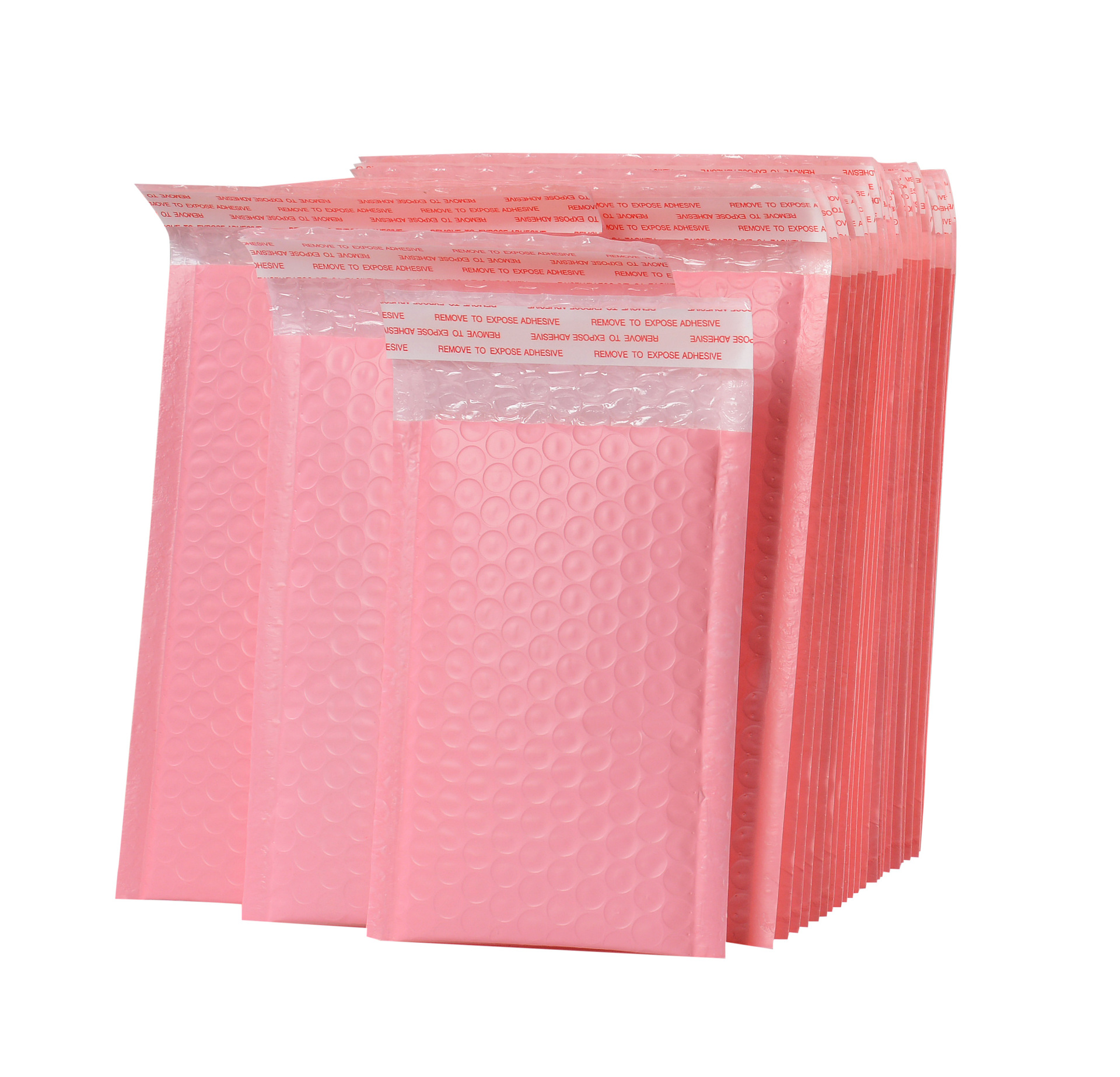 定制粉色共挤膜气泡袋 气泡信封袋 快递袋 服装袋 定制多色印刷