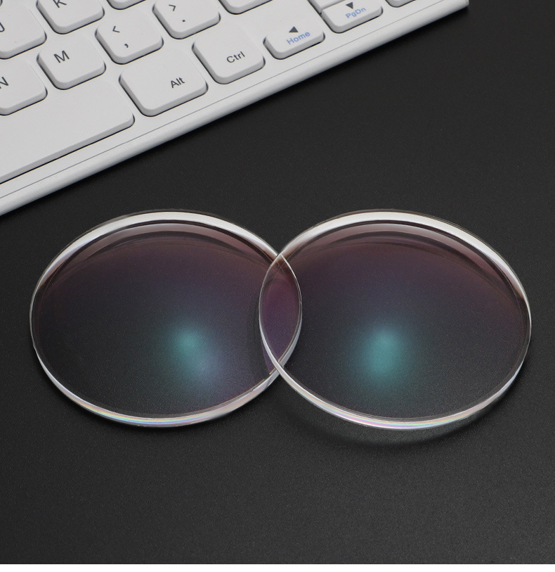 59pc镜片防蓝光太空防爆裂防蓝光镜片轻薄运动pc眼镜片厂家批发