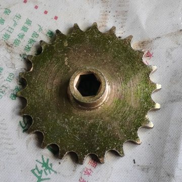 播种机配件齿轮12a链轮六分齿轮内径 16 1718 20六方都有支持
