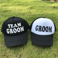 Letter GROOM TO BE TEAM GROOM Snapback Hats for Women Single