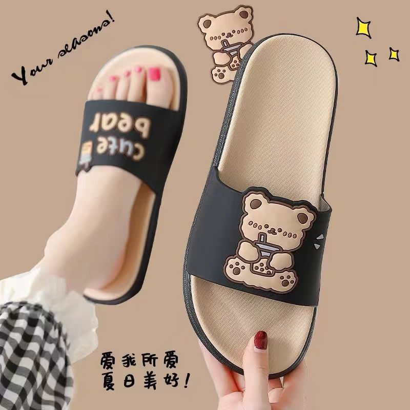 Women's Outdoor Slippers Home Non-Slip Deodorant Slip-on Women's Summer 2023 New Dormitory Home Platform Sandals