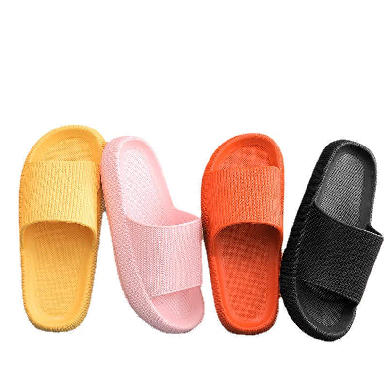 Upgraded Super Soft Bathroom Slippers for Women Summer Couple Home Sandals Rubber Eva Household Slip-on Slippers for Men