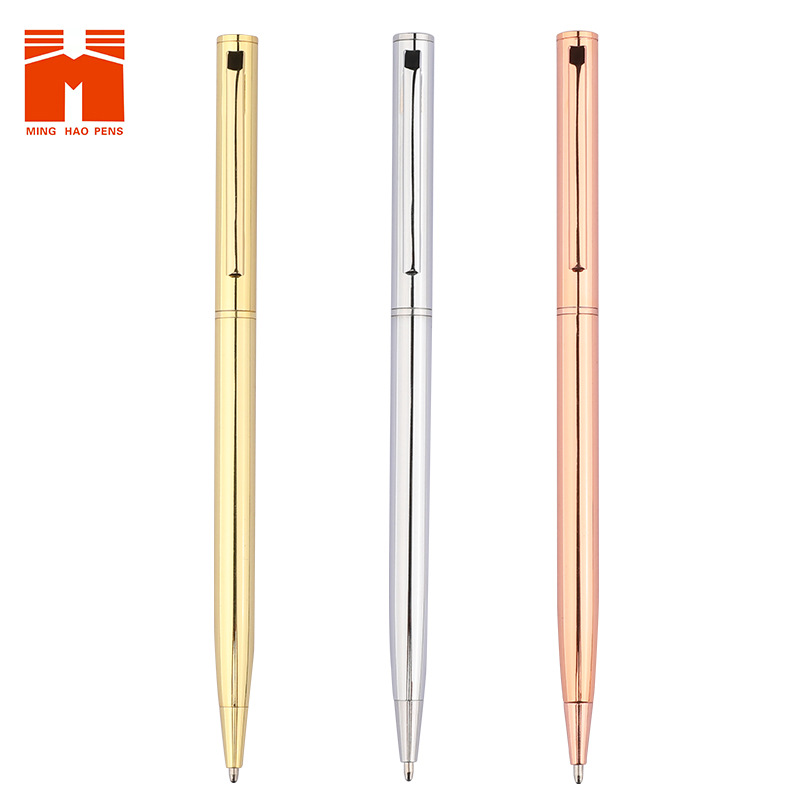 Xiaogaoshi Ballpoint Pen Copper Pieces Metal Pen Gift Pen Gold Silver Rose Gold Business Advertising Marker Spot