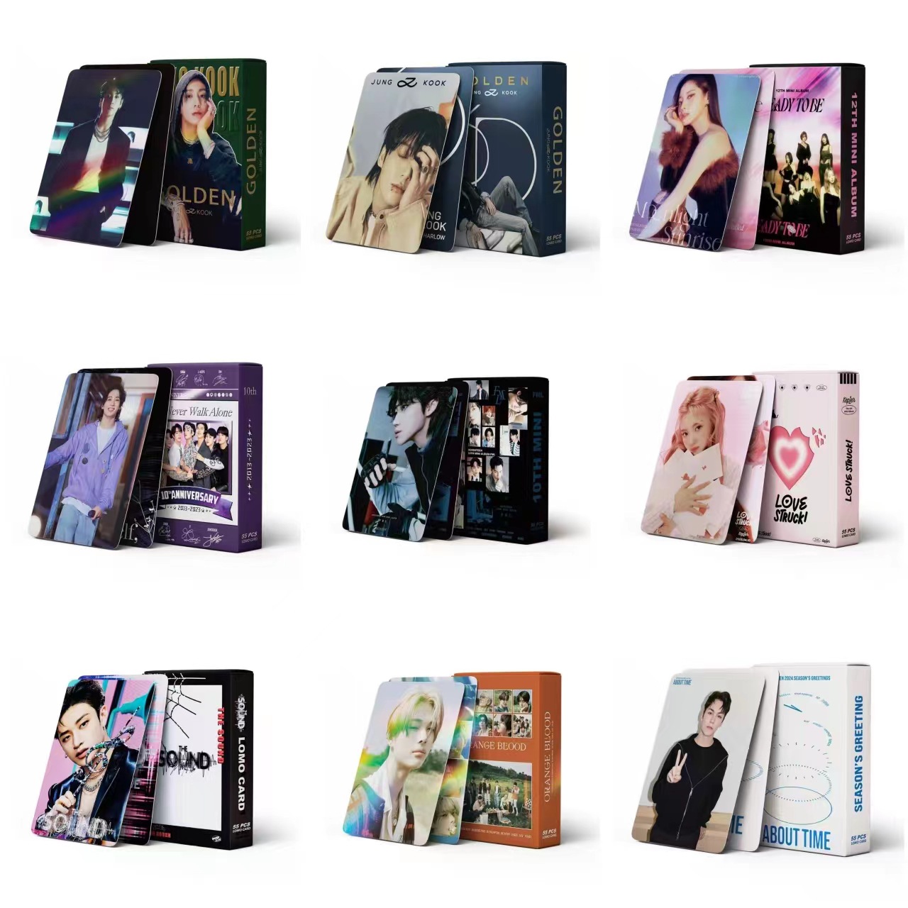 gd综合粉墨 bts ive stray kids twice明信片卡片周边lomo小卡