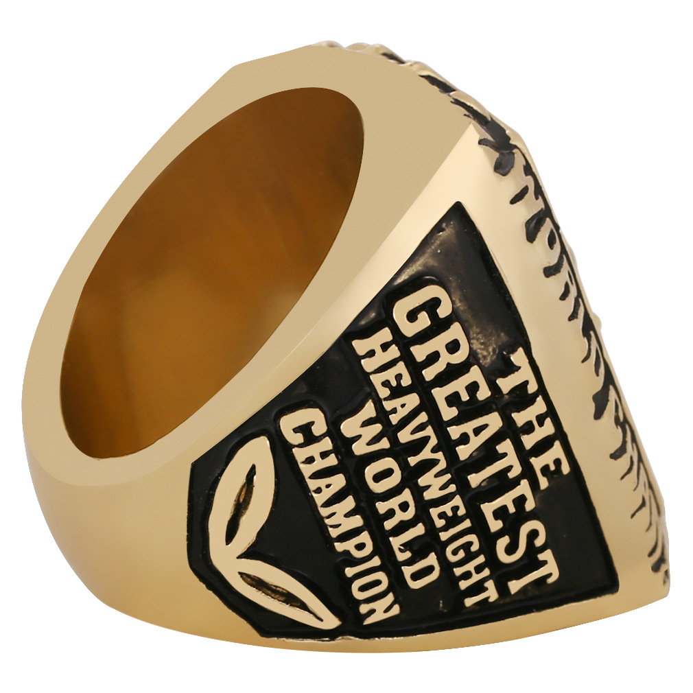 跨境1978年阿里拳王拳击总冠军戒指合金男士指环厂家批发一件代发